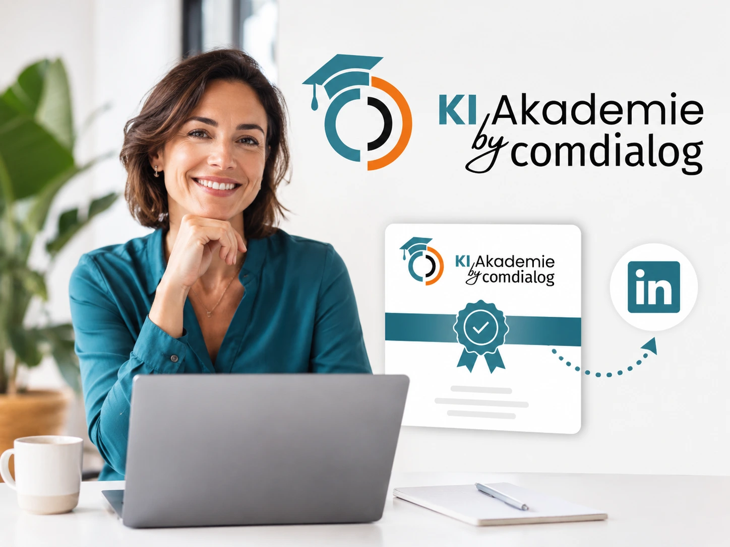 Teilnahmebadge zum Teilen auf LinkedIn